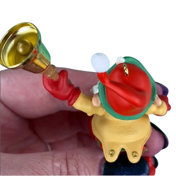 Hallmark Bell-Bearing Elf Vintage Keepsake Collectors Club 2000 Ornament - Picture 6 of 13